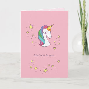 Magical Unicorn Friendship Card Karte