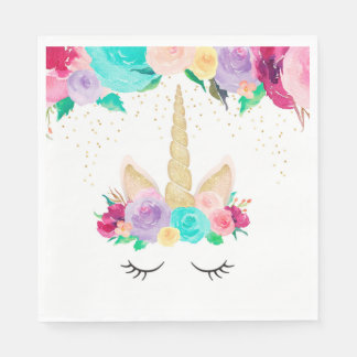 Magical Unicorn Geburtstagsparty Babydusche Napkin Serviette