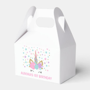 Magical Unicorn Geburtstagsparty Gefallen Box Geschenkschachtel