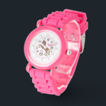 Magical Unicorn Glitzer Girly Niedlich Pink Custom Armbanduhr<br><div class="desc">Magical Unicorn Glitzer Girly Niedlich Pink Custom Watch ist großartig,  um diese besondere Person in Ihrem Leben zu geben. Genießen Sie dieses zauberhafte,  farbenfrohe Unicorn,  das unter den wunderschönen Blume stehend ist. Es hat ein digitales Metall-Aussehen. Personalisiere es.</div>
