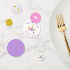 Magical Unicorn Glitzer Stars Geburtstag Konfetti