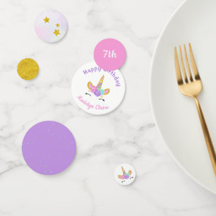 Magical Unicorn Glitzer Stars Geburtstag Konfetti