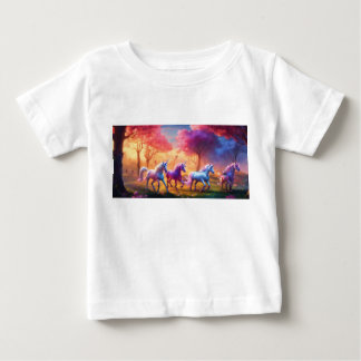 "Magical Unicorn Horses T - Shirt" Baby T-shirt