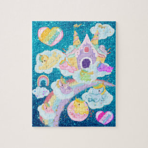 Magical Unicorn Ice Burg Regenbogen Slide Puzzle
