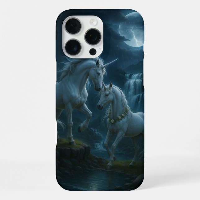Magical Unicorn iPhone 16 Pro Max Fall Hülle (Rückseite)