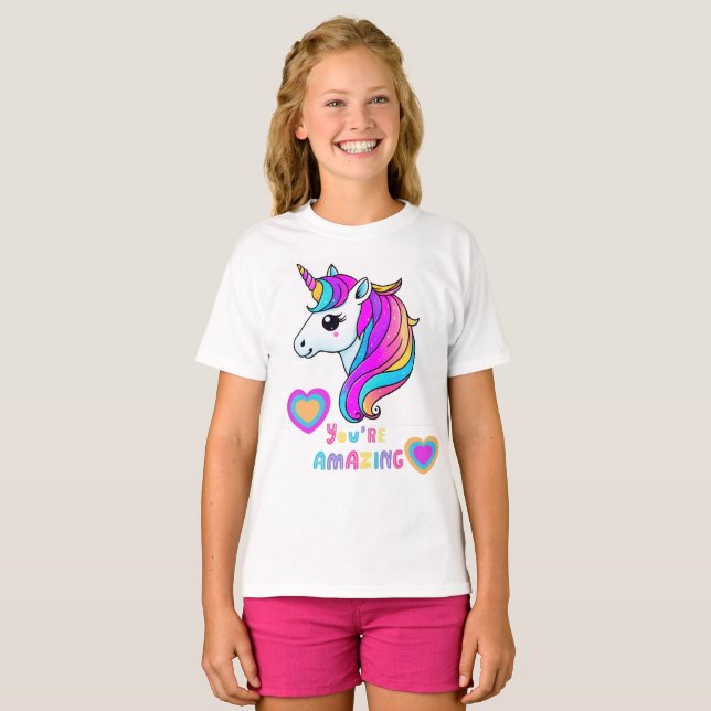 Magical Unicorn Kids T-Shirt (Vorne ganz)