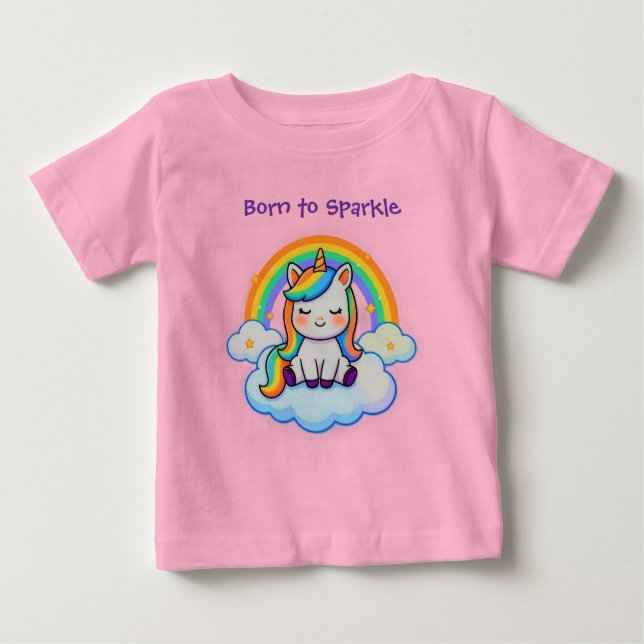 Magical Unicorn Lover - Cotton Baby T-shirt (Vorderseite)