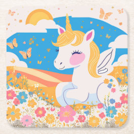 Magical Unicorn Paper Untersetzer