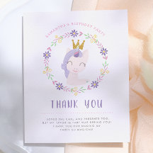 Magical Unicorn Princess | Geburtstag Vielen Dank
