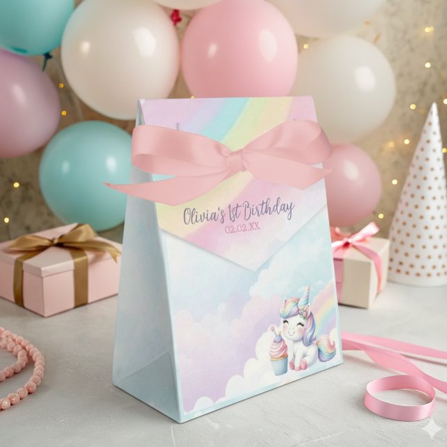 Magical Unicorn Rainbow Birthday Party Gevor Box Geschenkschachtel (Von Creator hochgeladen)
