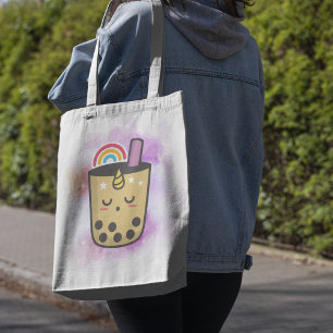 Magical Unicorn Rainbow Boba Tee   Zolltarifbeutel Tragetasche