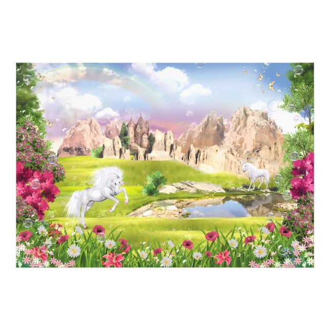 Magical United Kingdom - Fantasy Castle Landschaft Fotodruck (Vorne)