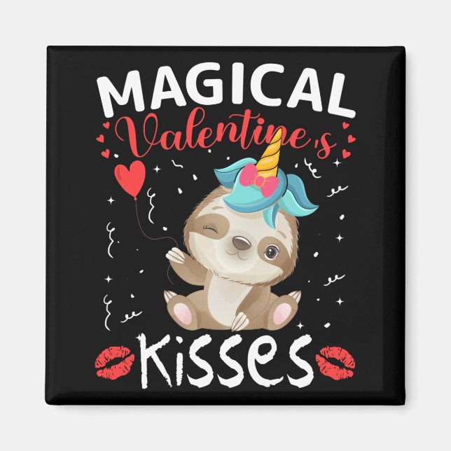 Magical Valentine's Kisses Magnet (Vorne)