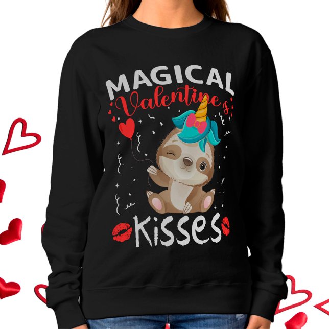 Magical Valentine's Kisses Sweatshirt (Von Creator hochgeladen)