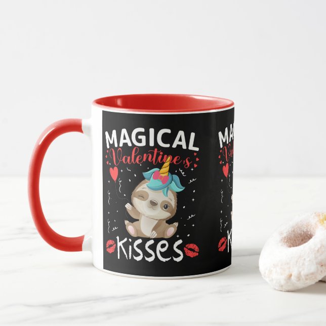 Magical Valentine's Kisses Tasse (Mit Donut)