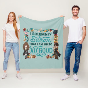 Magical Watercolor "I feierlich Swear" Fleecedecke