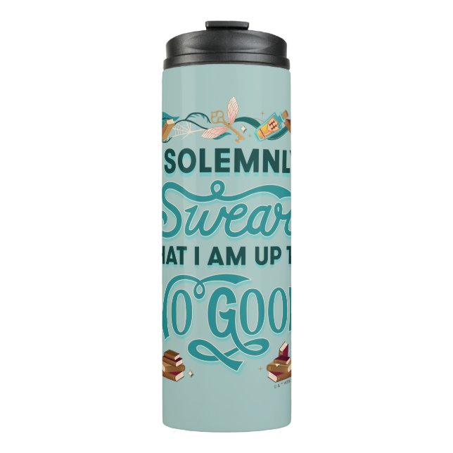 Magical Watercolor "I feierlich Swear" Thermosbecher (Vorderseite)