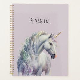 Magical White Gold Horn Unicorn Planer