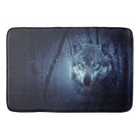 Magical Wild Wolf mit Phantastischen blauen Augen