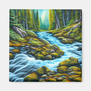 Magical Wilderness Bubbling Brook Magnet
