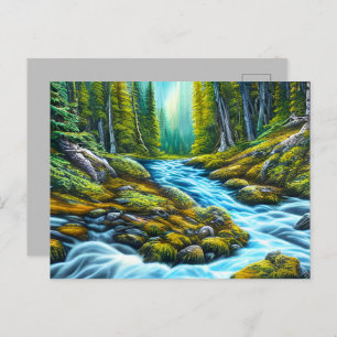 Magical Wilderness Bubbling Brook Postkarte