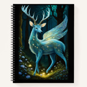 Magical Winged Deer Notizbuch