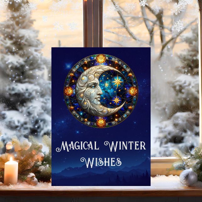Magical Winter wünscht Celestial Moon Weihnachten (Von Creator hochgeladen)
