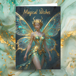 Magical Wishes for an Enchanted Birthday Karte