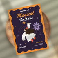 Magical Witch Birthday Einladung