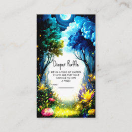 Magical Woodland Baby Dusche Begleitkarte