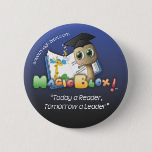MagicBlox 2" blauer Knopf Button