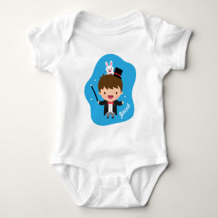 Magician Boy Magic Bunny Trick für Babys Baby Strampler