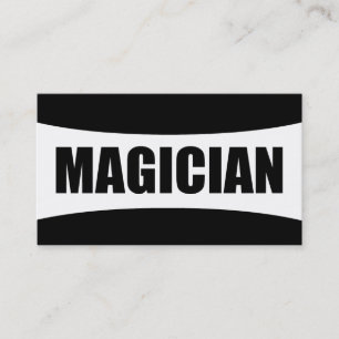 Magician Business Card Visitenkarte