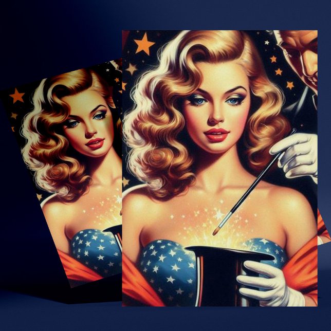 Magician Button Up Postkarte (Von Creator hochgeladen)