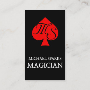 Magician Card Poker Visitenkarte