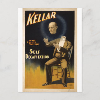 Magician Harry Kellar - Selbstenttäuschung Postkarte