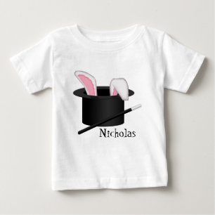 Magician Hat Personalisierter Säugling / Kleinkind Baby T-shirt