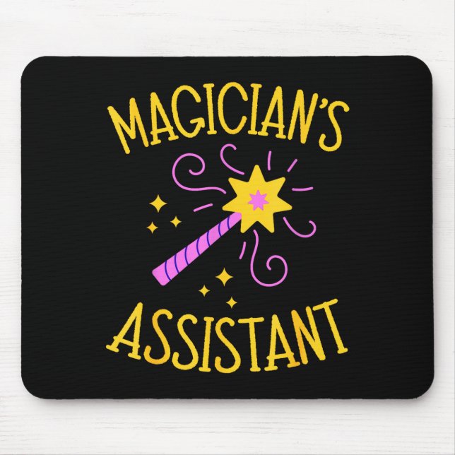 Magician Istant Costume Kids Men Women Birthday Ch Mousepad (Vorne)