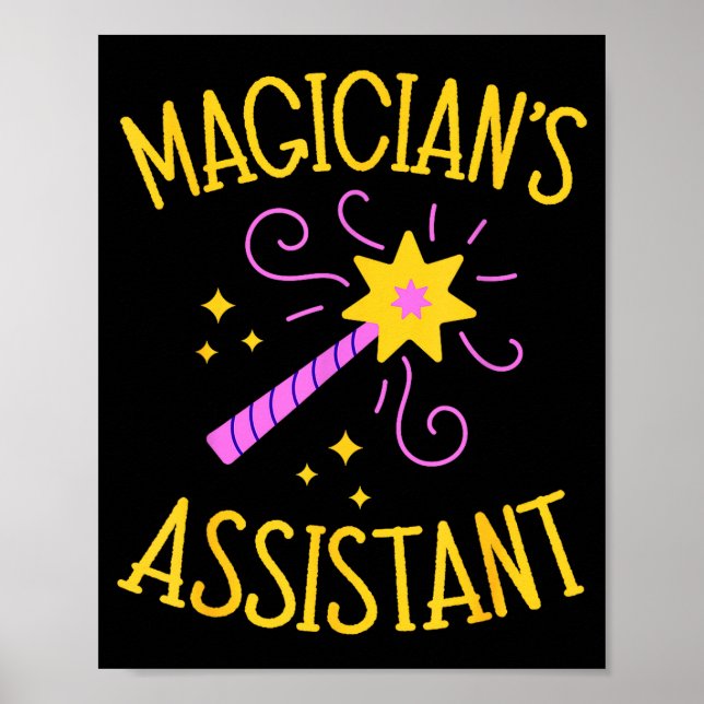 Magician Istant Costume Kids Men Women Birthday Ch Poster (Vorne)