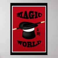 Magician Magie ist mein Weltposter