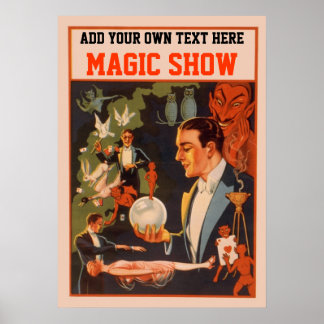Magician Poster - Machen Sie Ihre eigene _ Ihren N