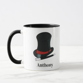 Magicians Hat and Magic Wand Personalisiert Tasse