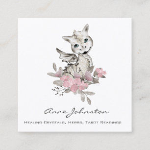 Magick Baby Dragon Business Card Quadratische Visitenkarte
