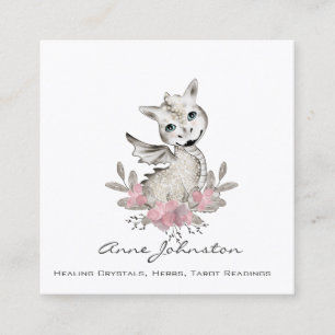 Magick Baby Dragon Business Card Quadratische Visitenkarte