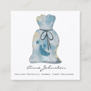 Magick Bag Square Business Card Quadratische Visitenkarte