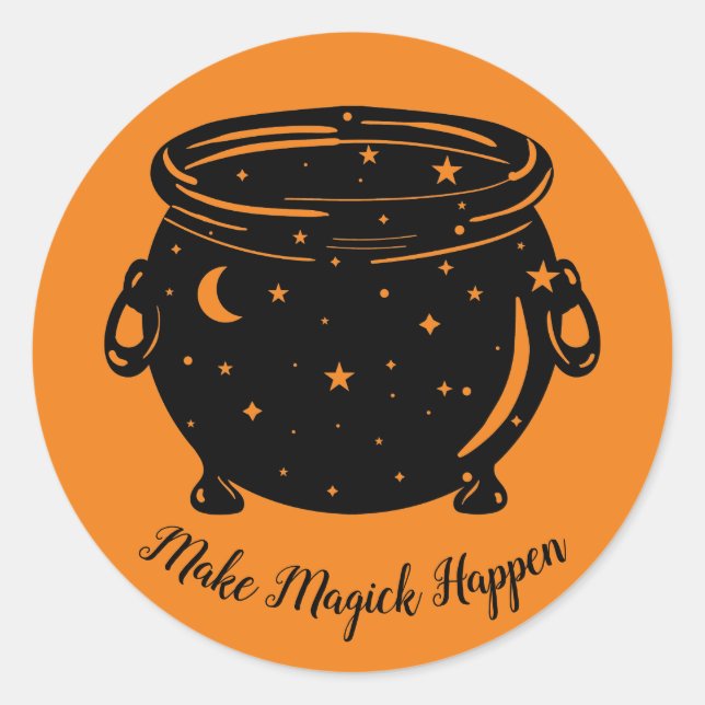 Magick Happen Sticker (Vorderseite)