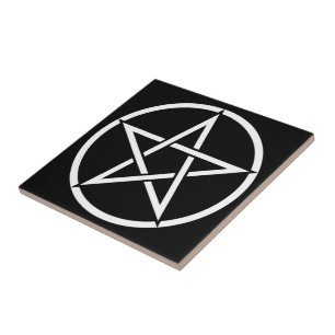 Magick Pentagram Pentacle - Fliese
