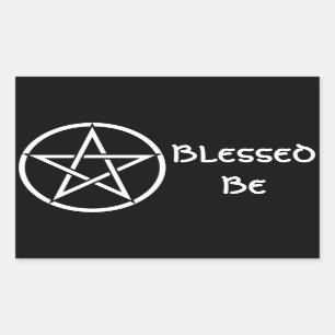 Magick Pentagram Pentacle - Rechteckiger Aufkleber