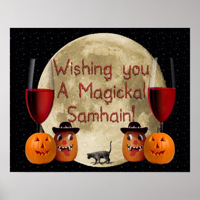 Magickal Samhain Poster (Vorne)