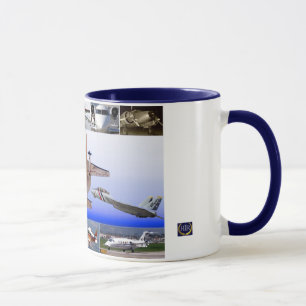 Magie der Flug-Flugzeug-Collage Tasse